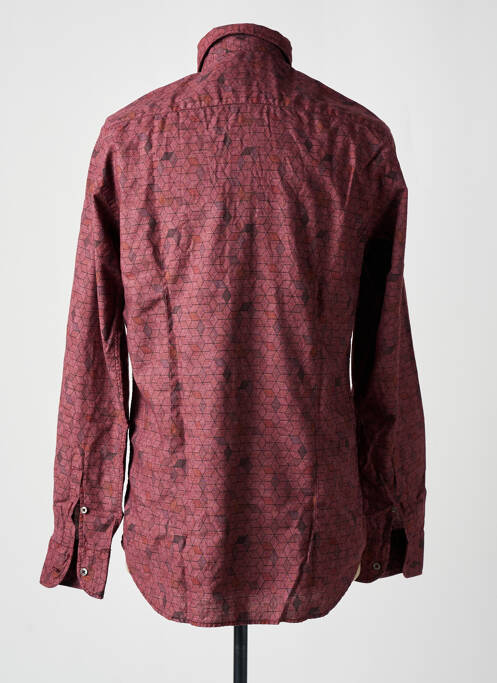 Chemise manches longues rouge FB pour homme