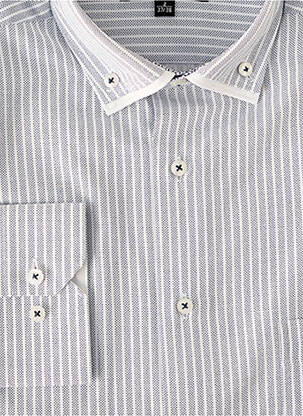 Chemise manches longues manches longues bleu LOUIS VICTOR homme
