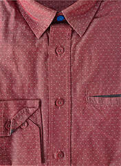 Chemise manches longues rouge J.T ASCOTT pour homme seconde vue