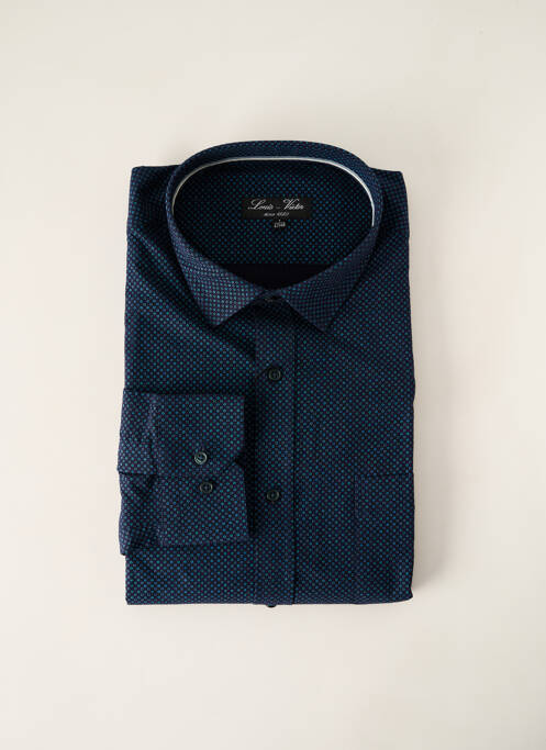 Chemise manches longues bleu LOUIS VUITTON pour homme