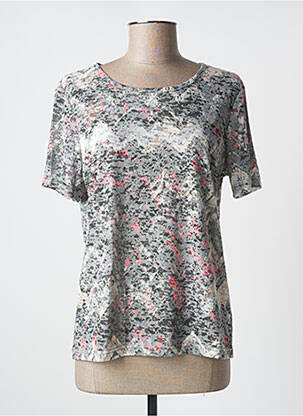 T-shirt stretch manches courtes gris DAMART femme