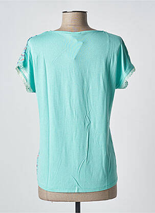 T-shirt col v manches courtes vert DAMART femme