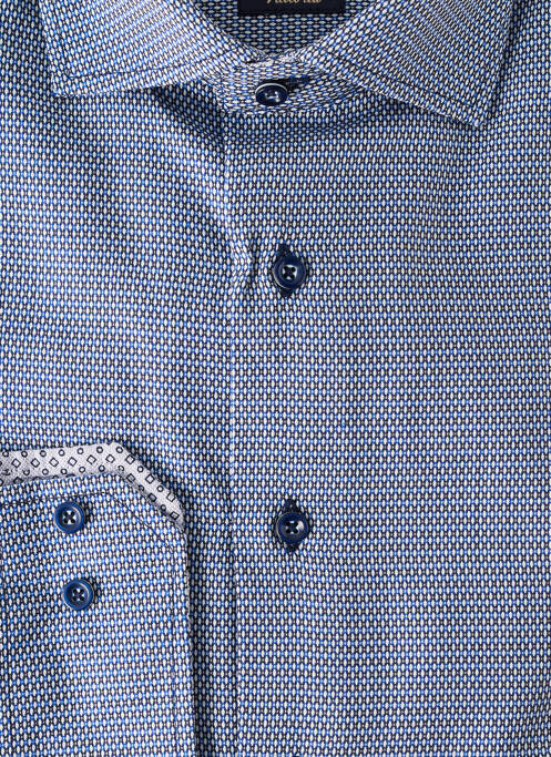 Chemisier bleu J.T ASCOTT pour femme