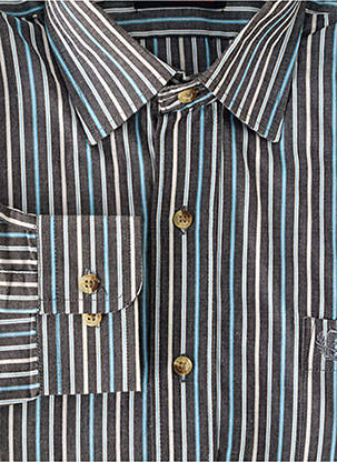 Chemise manches longues manches longues gris ARMORIAL homme