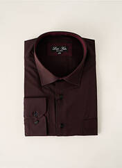 Chemise manches longues rouge LOUIS VICTOR pour homme seconde vue