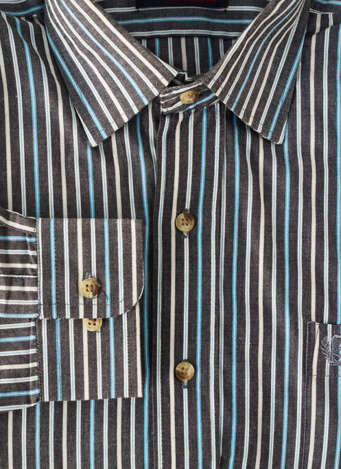 Chemise manches longues gris ARMORIAL pour homme