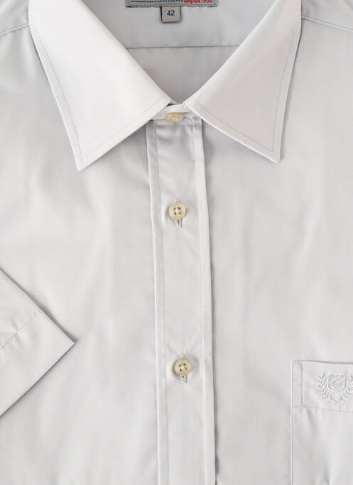 Chemise manches courtes gris ARMORIAL homme