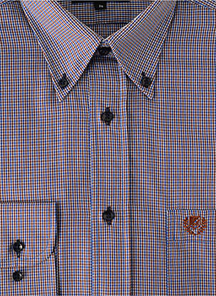 Chemise manches longues manches longues bleu ARMORIAL homme