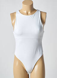 Body col rond sans manche blanc MISS SELFRIDGE femme