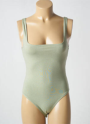 Body stretch sans manche vert MISS SELFRIDGE femme