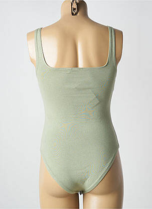 Body stretch sans manche vert MISS SELFRIDGE femme