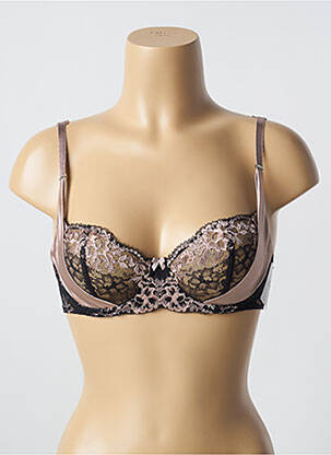 Soutien-gorge effet matière satinée haut soutien-gorge emboitant noir AUBADE femme