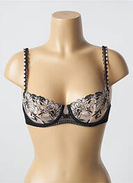 Soutien-gorge légère et transparente haut soutien-gorge emboitant noir AUBADE femme