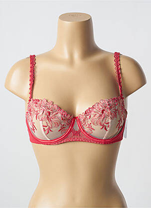 Soutien-gorge légère et transparente haut soutien-gorge emboitant rose AUBADE femme
