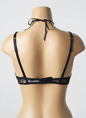 Soutien-gorge effet matière satinée haut soutien-gorge emboitant noir AUBADE femme