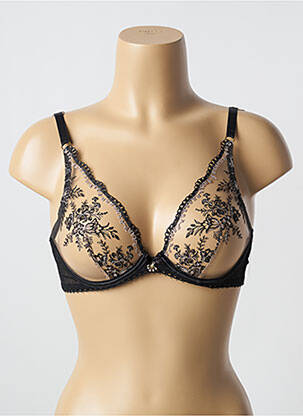 Soutien-gorge légère et transparente haut soutien-gorge emboitant noir AUBADE femme