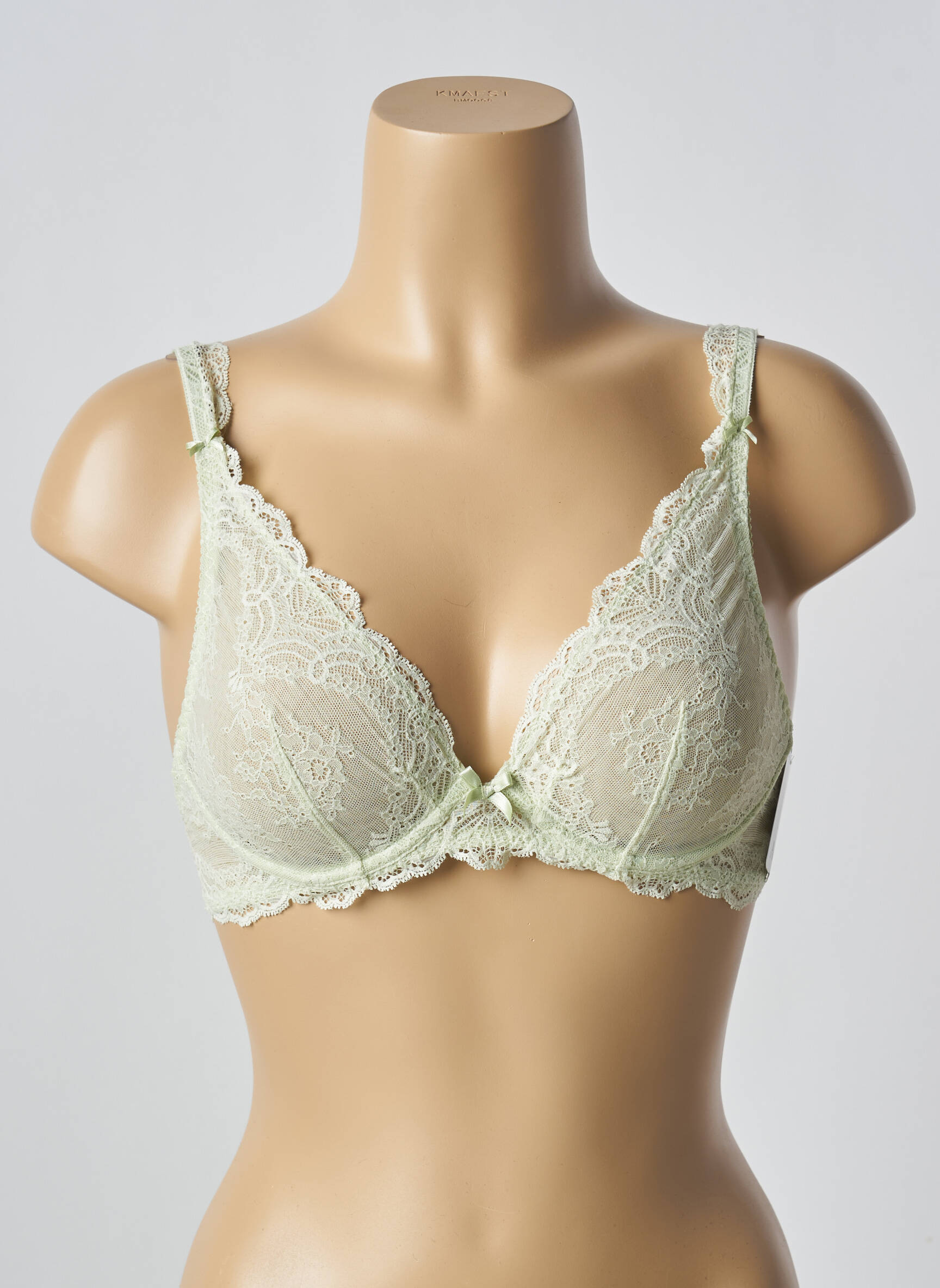 Soutien-gorge légère et transparente haut soutien-gorge emboitant vert AUBADE femme