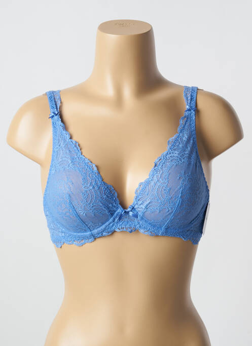 Soutien-gorge légère et transparente haut soutien-gorge emboitant bleu AUBADE femme