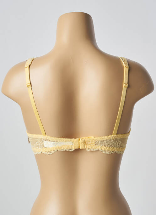 Soutien-gorge légère et transparente haut soutien-gorge emboitant jaune AUBADE femme