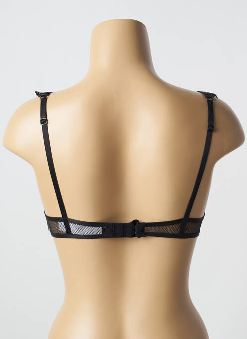 Soutien-gorge effet matière satinée haut soutien-gorge balconnet noir AUBADE femme