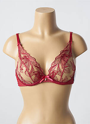 Soutien-gorge légère et transparente haut soutien-gorge emboitant rouge AUBADE femme