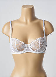 Soutien-gorge légère et transparente haut soutien-gorge emboitant blanc AUBADE femme