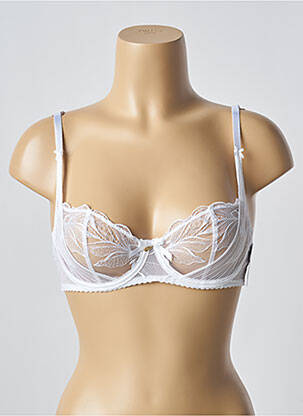 Soutien-gorge légère et transparente haut soutien-gorge emboitant blanc AUBADE femme