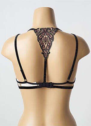 Soutien-gorge effet matière satinée haut soutien-gorge emboitant noir AUBADE femme