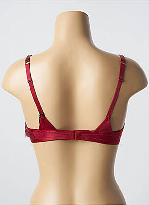 Soutien-gorge légère et transparente haut soutien-gorge emboitant rouge KARL LAGERFELD X AUBADE femme
