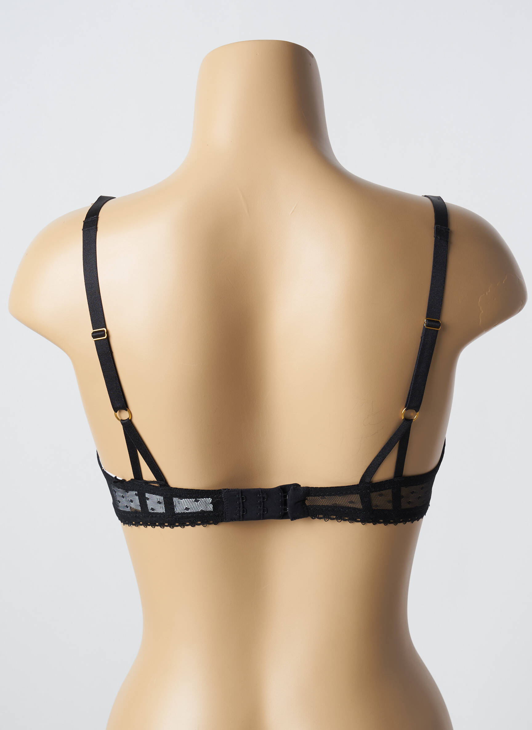 Soutien-gorge effet matière satinée haut soutien-gorge balconnet noir AUBADE femme