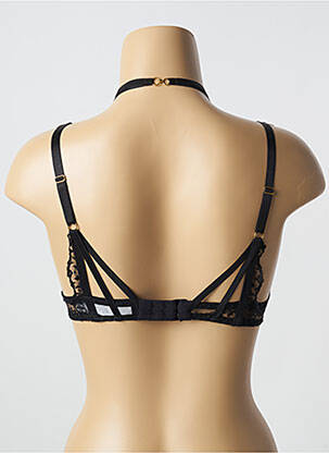 Soutien-gorge tissage dentelle haut soutien-gorge emboitant noir AUBADE femme