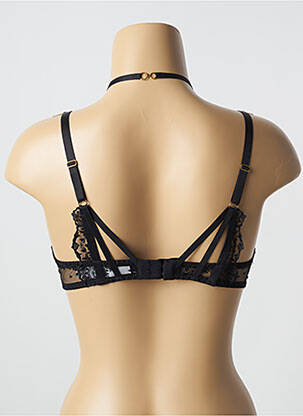 Soutien-gorge tissage dentelle haut soutien-gorge emboitant noir AUBADE femme