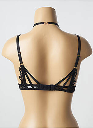 Soutien-gorge tissage dentelle haut soutien-gorge emboitant noir AUBADE femme