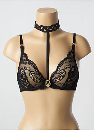 Soutien-gorge tissage dentelle haut soutien-gorge emboitant noir AUBADE femme