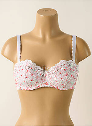 Soutien-gorge effet matière satinée haut soutien-gorge balconnet orange AUBADE femme