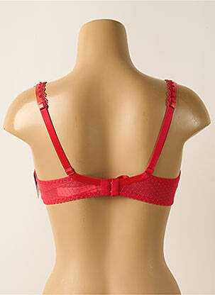 Soutien-gorge effet matière satinée haut soutien-gorge emboitant rouge AUBADE femme