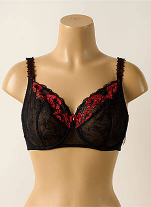 Soutien-gorge légère et transparente haut soutien-gorge emboitant noir AUBADE femme