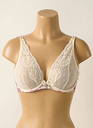 Soutien-gorge légère et transparente haut soutien-gorge emboitant beige AUBADE femme