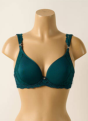 Soutien-gorge broderie haut soutien-gorge moulé vert AUBADE femme