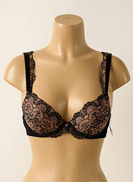 Soutien-gorge effet matière satinée haut soutien-gorge push-up noir AUBADE femme
