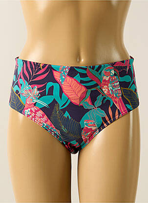Bas de maillot de bain imprimé tie and dye culotte bleu SIMONE PERELE femme