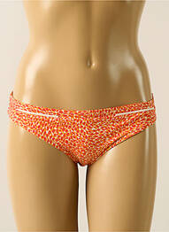 Bas de maillot de bain imprimé fantaisie bikini orange SIMONE PERELE femme