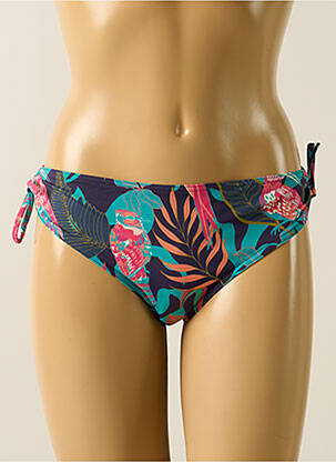 Bas de maillot de bain imprimé tie and dye bikini bleu SIMONE PERELE femme