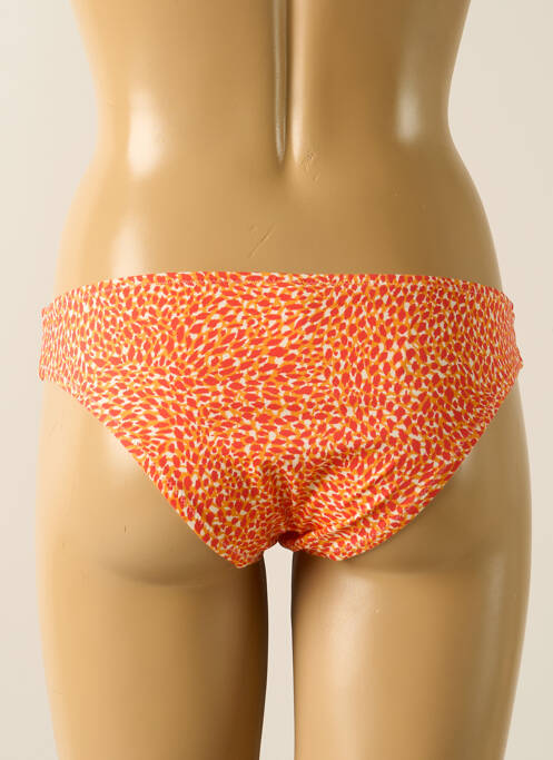 Bas de maillot de bain imprimé fantaisie bikini orange SIMONE PERELE femme