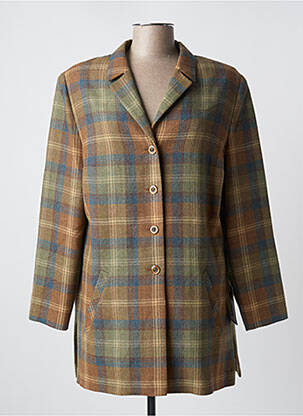 Veste casual epaulette vert FRANK WALDER femme