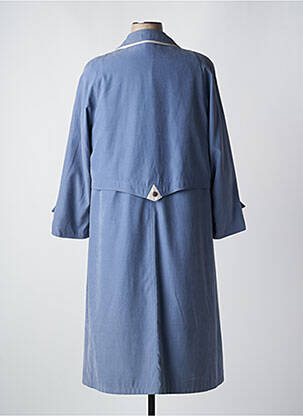 Trench finition intérieure doublée sans capuche bleu KOHLER & KRENZER femme