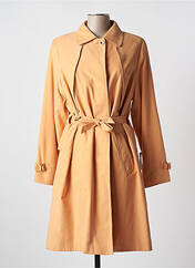 Trench orange CLAUDE HAVREY pour femme seconde vue