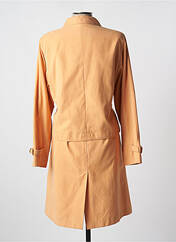 Trench orange CLAUDE HAVREY pour femme seconde vue