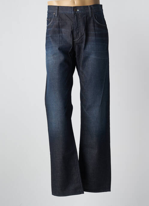 Jeans coupe droite bleu HUGO BOSS pour homme