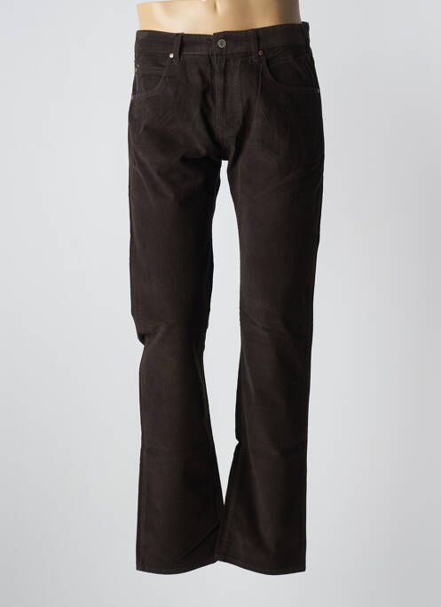 Pantalon droit marron ARMANI pour homme